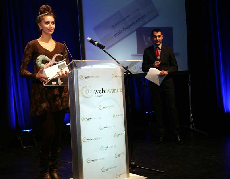 Dodjela nagrada za najbolju stranicu WebAward.Me 2011