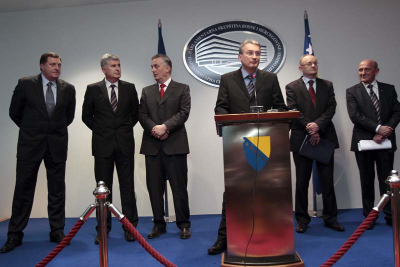Na današnjem sastanku stranačkih lidera šest vladajućih stranaka u BiH je postignut dogovor o formiranju Vijeća ministara/ Foto: DEPO PORTAL