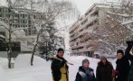 Vrijedni građani čiste naselja od snijega