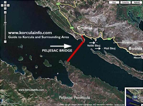 Neumski zaljev - Pelješki most