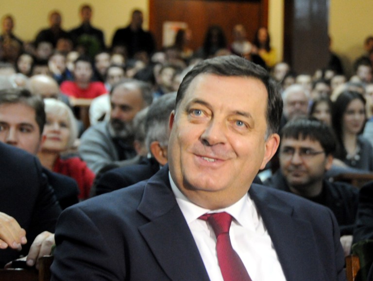 Milorad Dodik na Pravnom fakultetu u Beogradu/Foto: Anadolija