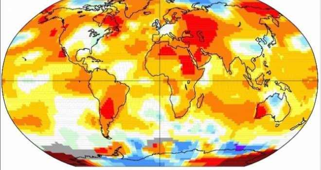 NASA objavila kartu: Ovaj august bio je najtopliji ikada!