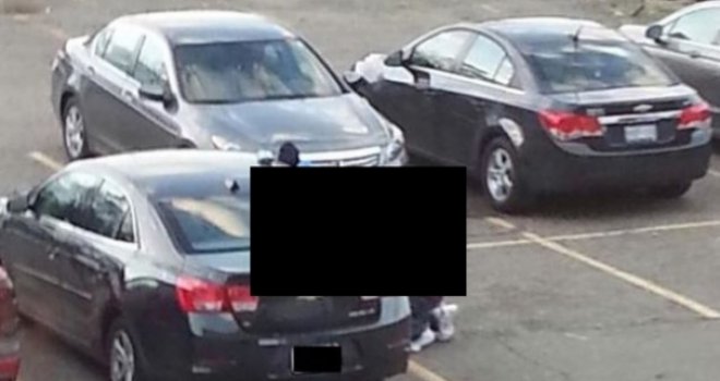 Boli njih briga: Neobični seks uhvaćen usred bijela dana - na parkingu