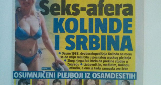 Kolinda bila u strasnoj vezi sa srpskim playboyem koji  je zaveo, pa ostavio