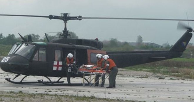 Sin Ive Komšića helikopterom OSBiH iz Sarajeva hitno prebačen u Ljubljanu 