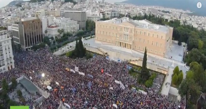 Hiljade demonstranata u Ateni poručilo: Vaši životi ne pripadaju kreditorima