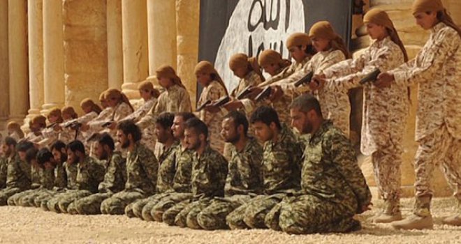 Najmonstruozniji potez do sada: Djeca Islamske države likvidirala sirijske vojnike pred publikom u Palmiri