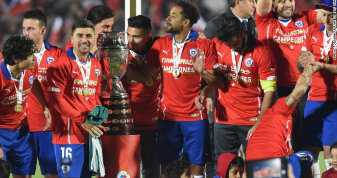Nakon izvođenja jadanaesteraca: Čile po prvi put u historiji osvojio Copa Americanu