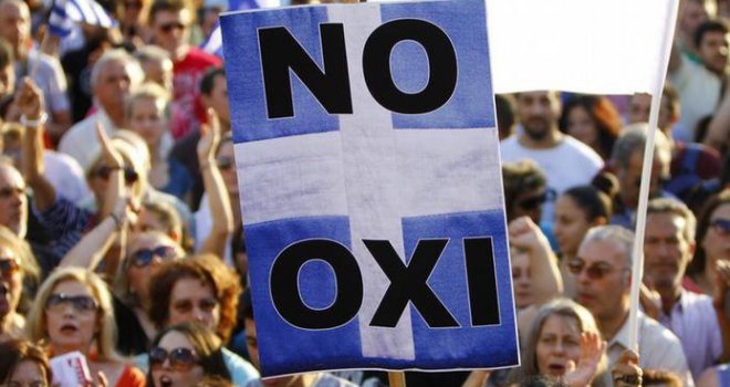 Grci rekli 'ne' mjerama štednje: 'Oxi' pristaše slave slave na Sintagmi