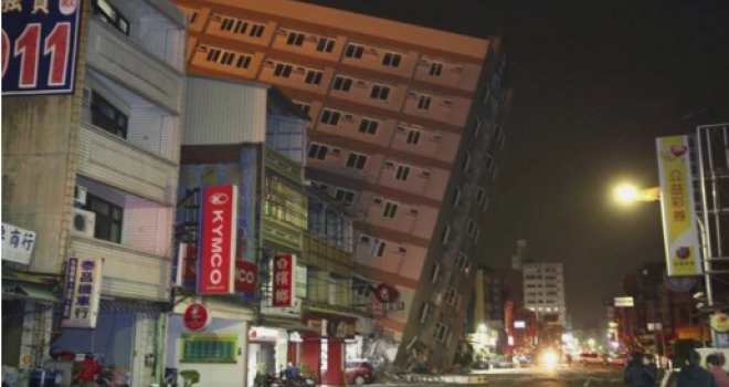Horor na Tajvanu: Veliki potres rušio zgrade, ima poginulih