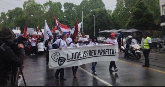 Umjesto slavlja, u Hrvatskoj protesti s porukom: Gladni smo! Hoćemo ljude ispred profita!