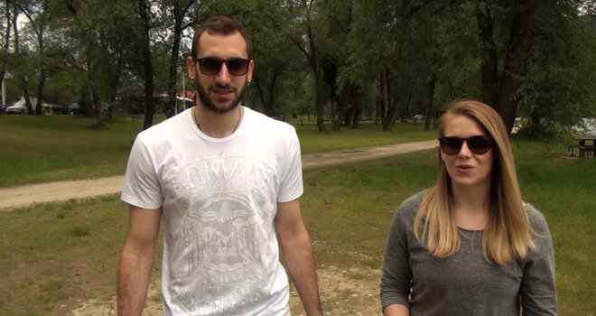 Nikola i Kate upoznali se u Americi, a nakon vjenčanja iz snova - došli na odmor u Bratunac! 