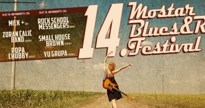 Sutra počinje 14. Mostar Blues & Rock Festival