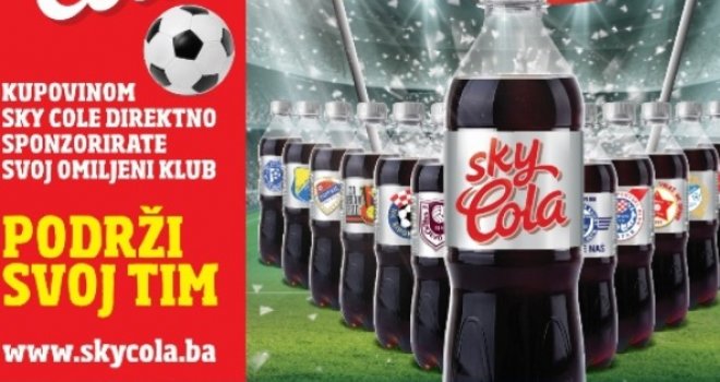 Od svake prodate boce posebne edicije Sky Cole podržavate nogometni klub označen na boci