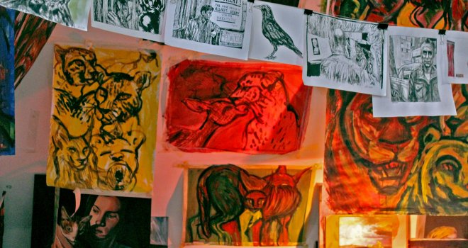 Posjetite izložbu akademske slikarice Lane Miličić u sarajevskom cafe baru Che Guevara