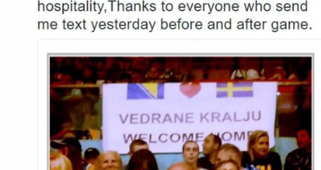 Švedski selektor imao podršku u Skenderiji: Vedrane, kralju, dobrodošao kući!