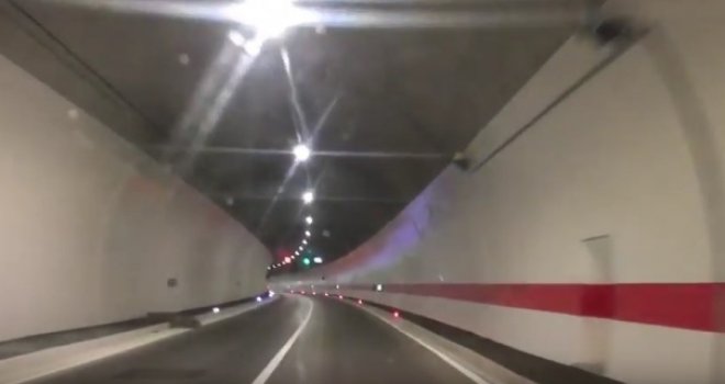 Od utorka otvoren za promet: Pogledajte kako izgleda vožnja kroz tunel Karaula 