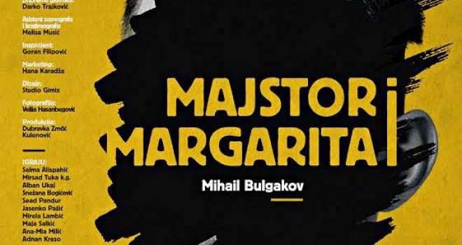 U režiji Aleša Kurta: 26. oktobra u SARTR-u premijera predstave 'Majstor i Margarita'