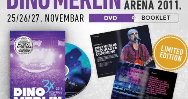 Napokon u prodaji: DVD izdanja 'Dino Merlin Koševo 2015' i 'Dino Merlin Beograd 2011'
