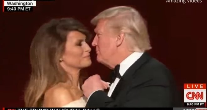 Ovako to izgleda kad svečano zaplešu američki predsjednik i prva dama
