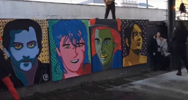 Pop Art Festival: Otkriven mural ikonama sarajevske kulturne scene