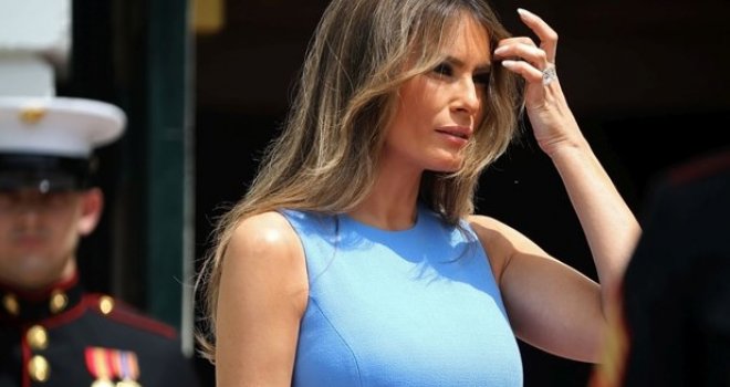Melania Trump u najužoj haljini ikad pokazala šlaufiće na stomaku