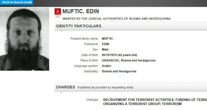 Jeste li vidjeli ovog čovjeka: Interpol raspisao crvenu potjernicu za Edinom Muftićem iz Gradačca