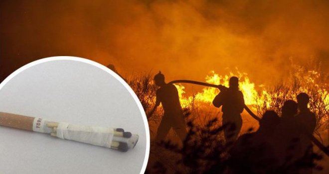 Je li ovo dokaz da su požari u Dalmaciji podmetnuti: Vatrogasci u Gradcu pronašli cigaretu omotanu šibicama!