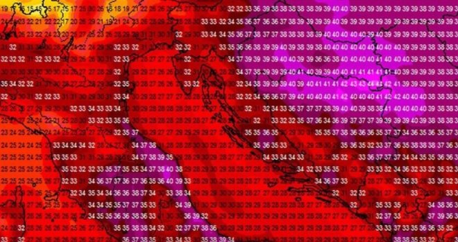 BiH pogađa najjači toplotni val u posljednjih 20 godina: Temperature će se penjati do 44 stepena!
