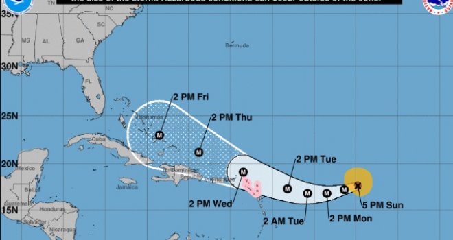 'Irma' proglašena uraganom pete kategorije