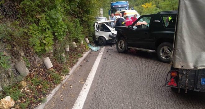 Obustavljen saobraćaj na putu Jajce - Banjaluka: Ima poginulih i povrijeđenih