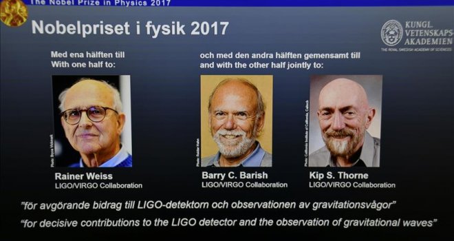 Nobelova nagrada za fiziku dodijeljena naučnicima koji su otkrili gravitacijske valove