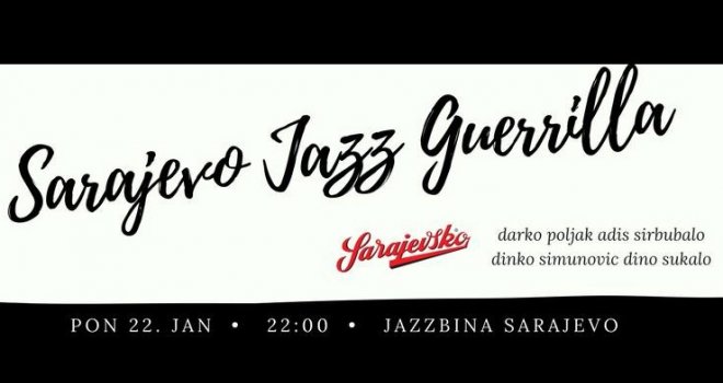 Obojite ponedjeljak vrhunskim zvukom: Sarajevo Jazz Guerrilla u klubu Jazzbina