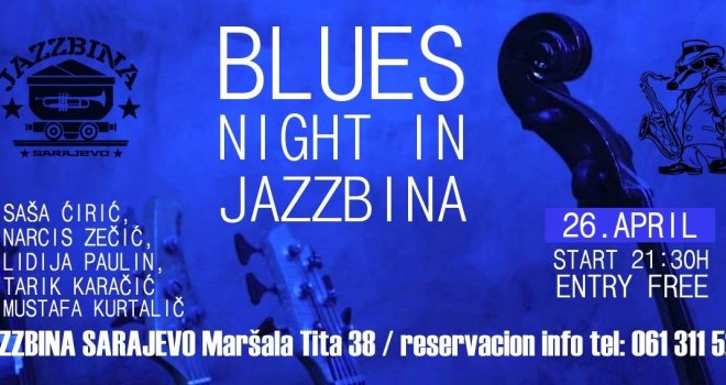 Idealna preporuka za večerašnji izlazak: The Blues Train u klubu 'Jazzbina'