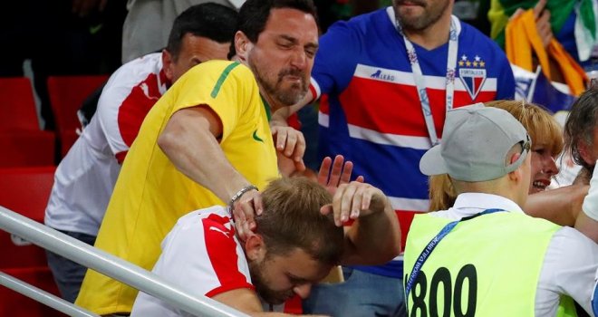 Incident na oproštaju Srbije od Svjetskog prvenstva: Srpski navijači se za kraj potukli sa Brazilcima