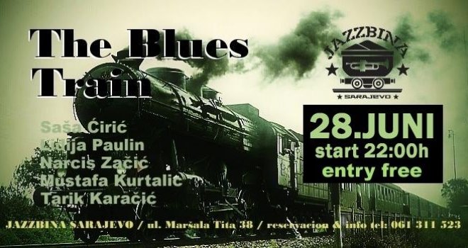 I večeras vas čeka odličan provod uz 'The blues train bend' u Jazzbini