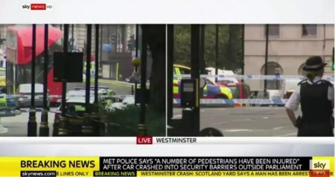 Uhapšen muškarac u Londonu, autom se zabio u barijere kod britanskog parlamenta
