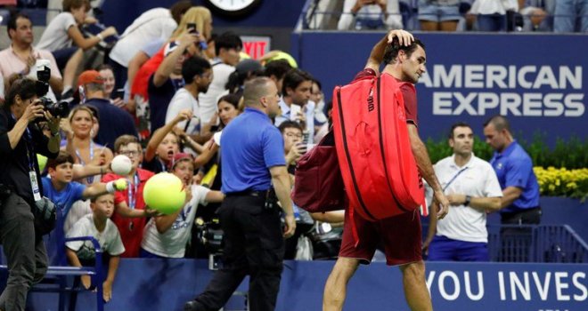 Senzacija na US Openu: Federera izbacio 55. teniser svijeta