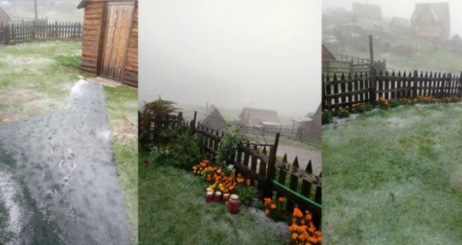 Stiže nam zima: Pao prvi snijeg na Prokoškom jezeru i Vlašiću