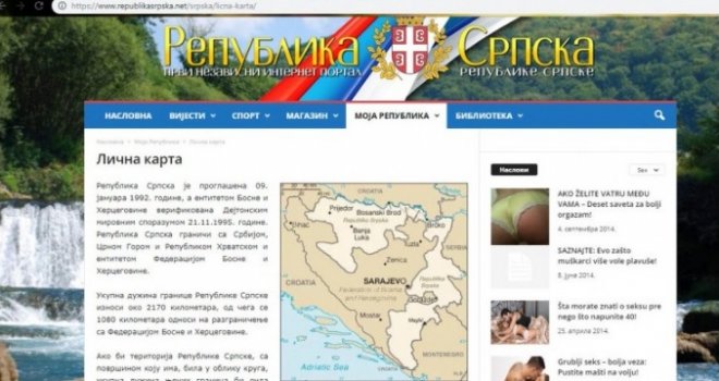 Ups!!! Bolji seks i još bolji orgazam na stranici Ministarstva kulture Republike Srpske