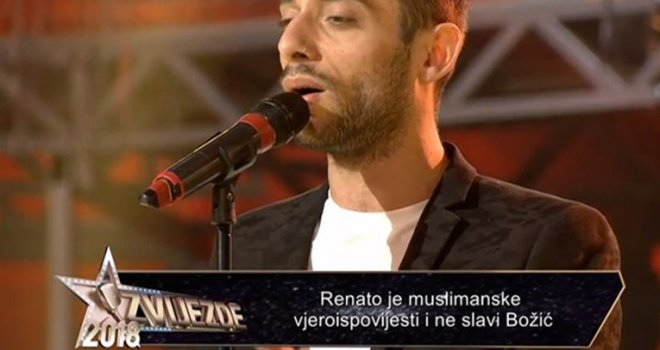 Najava u 'Zvijezdama' na hrvatskom RTL-u: 'Renato je muslimanske vjeroispovijesti i ne slavi Božić'