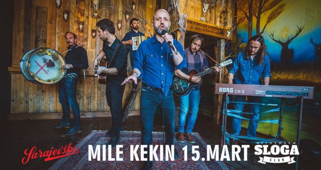Mile Kekin nastupa i promovira svoj solo album  u Sarajevu!