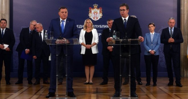 Dodik odbacio deklaraciju SDA, Vučić rekao da je neće komentarisati: 'Pokažite punu uzdržanost, ne reagujte naglo!'