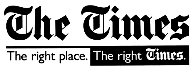 The Times logo The Times logo