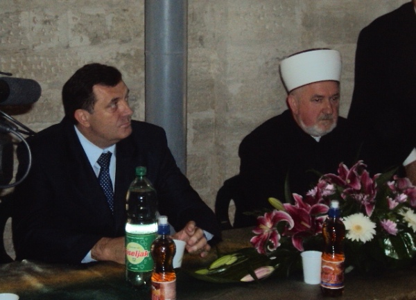 Dodik, Cerić i Čamdžić u Ferhadiji