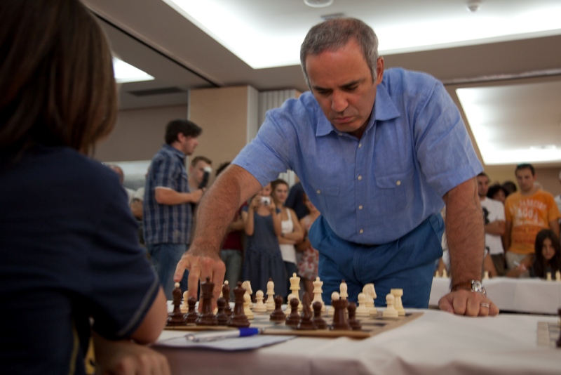 Gari Kasparov u Širokom Brijegu/ Foto: Midhat Mujkić