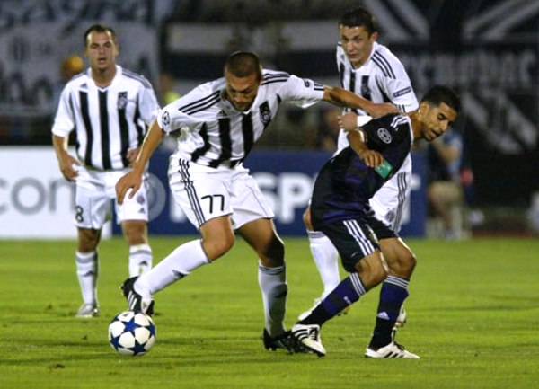 Fudbal: Partizan - Andrleht