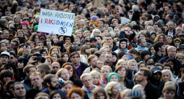 Stokholm protest protiv ekstremne desnice