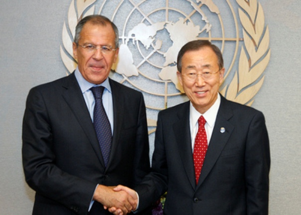 Ban ki Mun i Sergej Lavrov