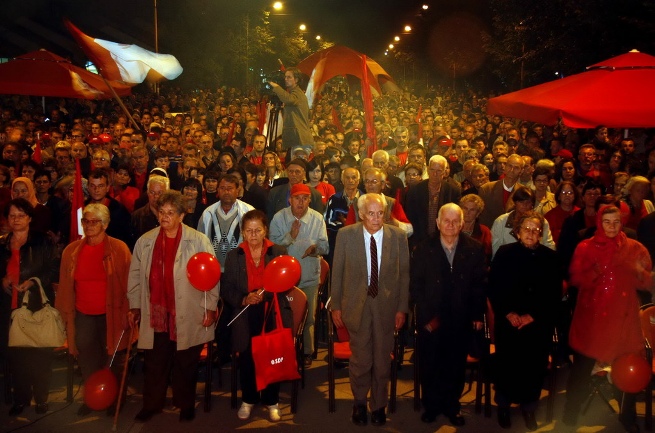 Predizborni skup SDP-a u Lukavcu